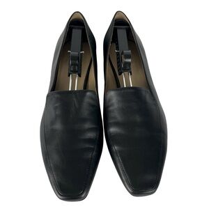 Naturalizer Clea Slip On Black Loafer Women's 11 EU 41 Leather Upper Minimalist